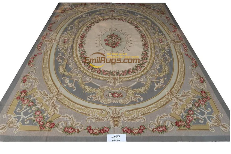 wool french aubusson rug Antique Fine Silk Weave French Chic Rectangle Turkish Prayer