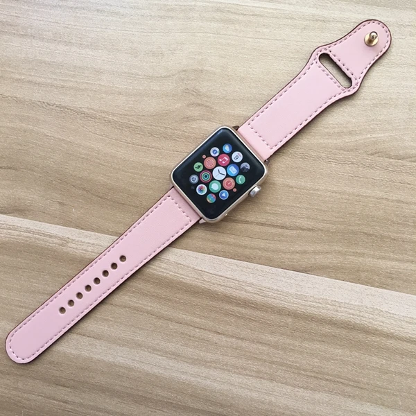 Высокое качество для iwatch ремешок 38 мм 40 мм Натуральная кожа петля для Apple Watch ремешок 44 мм 42 мм серия 4 3 2 1 серия 5