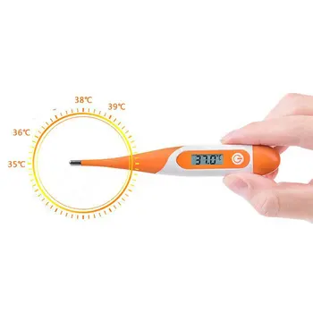 

Baby Soft Head Electronic Thermometer Portable Child Thermometer Environmental Home Adult/Baby Digital Thermometer