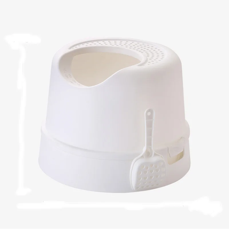 

Top type cat sandbox against outside splashing cat basin toilet cat deodorant large cat sandbox closed to the cat toilet