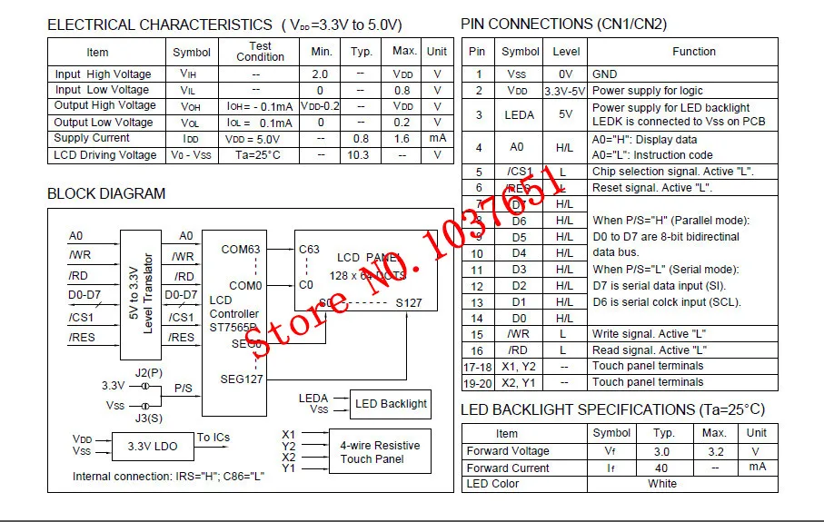 LG12864U-DW-TP 5V(2)