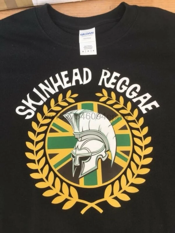 Skinhead регги футболка с принтом на gildan (1) |