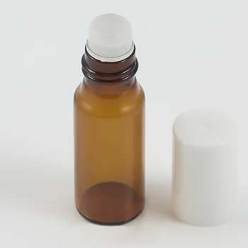 

Amber Perfume Bottle 5ml Roll On,Essential Oil Roll On Glass Bottle