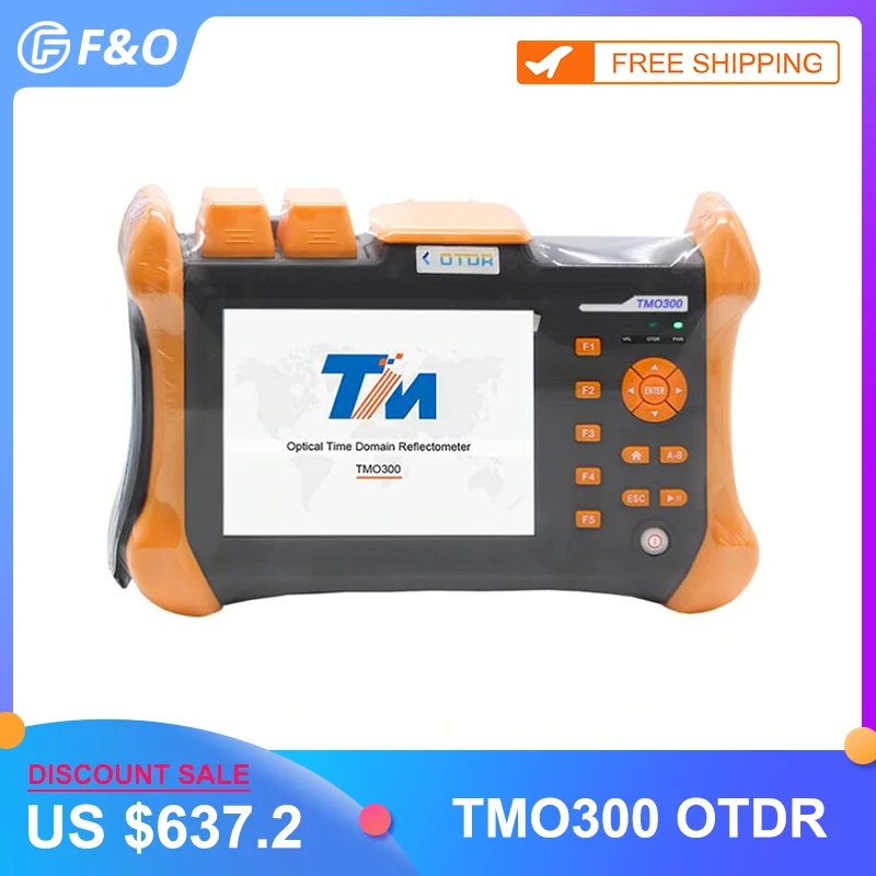 TMO 300 SM C 32/30dB 1310/1550nm OTDR тестер Встроенный 10mw Визуальный дефектоскоп|Оптоволоконное
