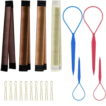 

18pc Hair Styling Accessories Kit Hair Bun Maker Hair Accessories for Women Girl