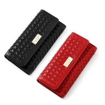 

2020 New Passport Holder Women's Air Ticket Clip Tide Leather Woven Card Bag Wallet Clip Men's Document Set Passport Bag