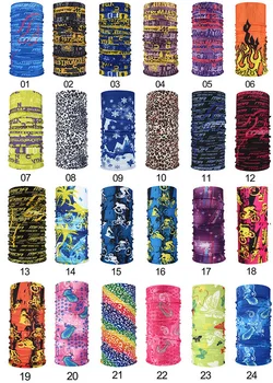 

DHL 200pcs Unisex Women Men Multicolor Magic Head Face Mask Neck Gaiter Snood Headwear Motorcycle Cycling Tube Scarf Headband