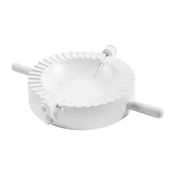 

White Plastic Hand Press Pierogi Mold Dumpling Mould