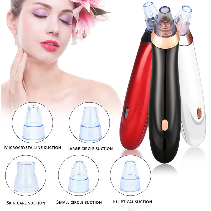 Blackhead Beauty Apparatus Black Head Cleaner Removal Equipment Fast Fashion Effective 3 Colors ABS Acne Massage | Красота и здоровье