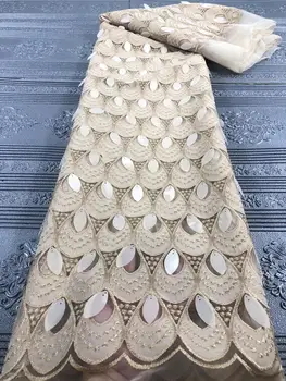 

2020 Popular design Swiss voile lace For Nigeria Big Occasion Dress African Unique chiffon lace Class look Cotton lace fabric