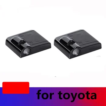 

2X For Toyota C-HR CHR Yaris RAV4 Corolla Camry Auris Avalon Aygo Prius c Led Car Door Welcome Light Projector Logo Laser Light