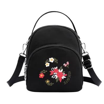 

New Fashion Backpack female nylon School Backpack Ladies Versatile Nylon Multi-Layer Zipper Handbag Shoulder Bag Drop shipping
