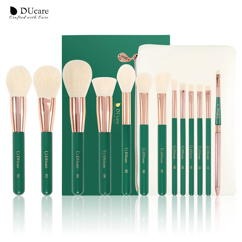 

DUcare 13Pieces Makeup Brushes Set Eye Shadow Foundation Powder Eyeliner Eyelash Lip Make Up Brush Cosmetic Beauty Tool Kit Hot