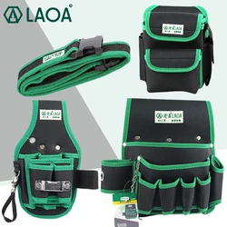 LAOA – Sac à outils étanche de haute qualité, ensemble multifonction de réparation en tissu épais d'électricien 