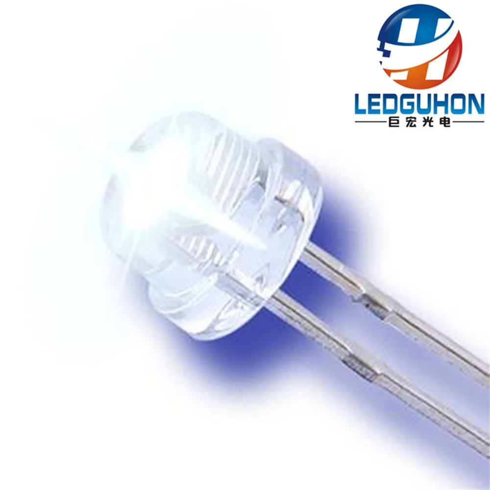Белый светильник соломенная шляпа led диод 5mm