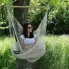 Nordic Style White Hammock Outdoor Indoor Garden Dormitory Bedroom Hanging Chair For Child Adult Swinging Single Safety Hammock ► Photo 2/6