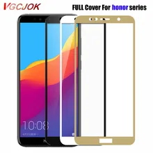 Полностью закрывающая Защитная Стекло для huawei honor 8 9 Lite Экран закаленное защитное стекло на honor 9X 8X 8A 8C 7A 7C играть Стекло пленка