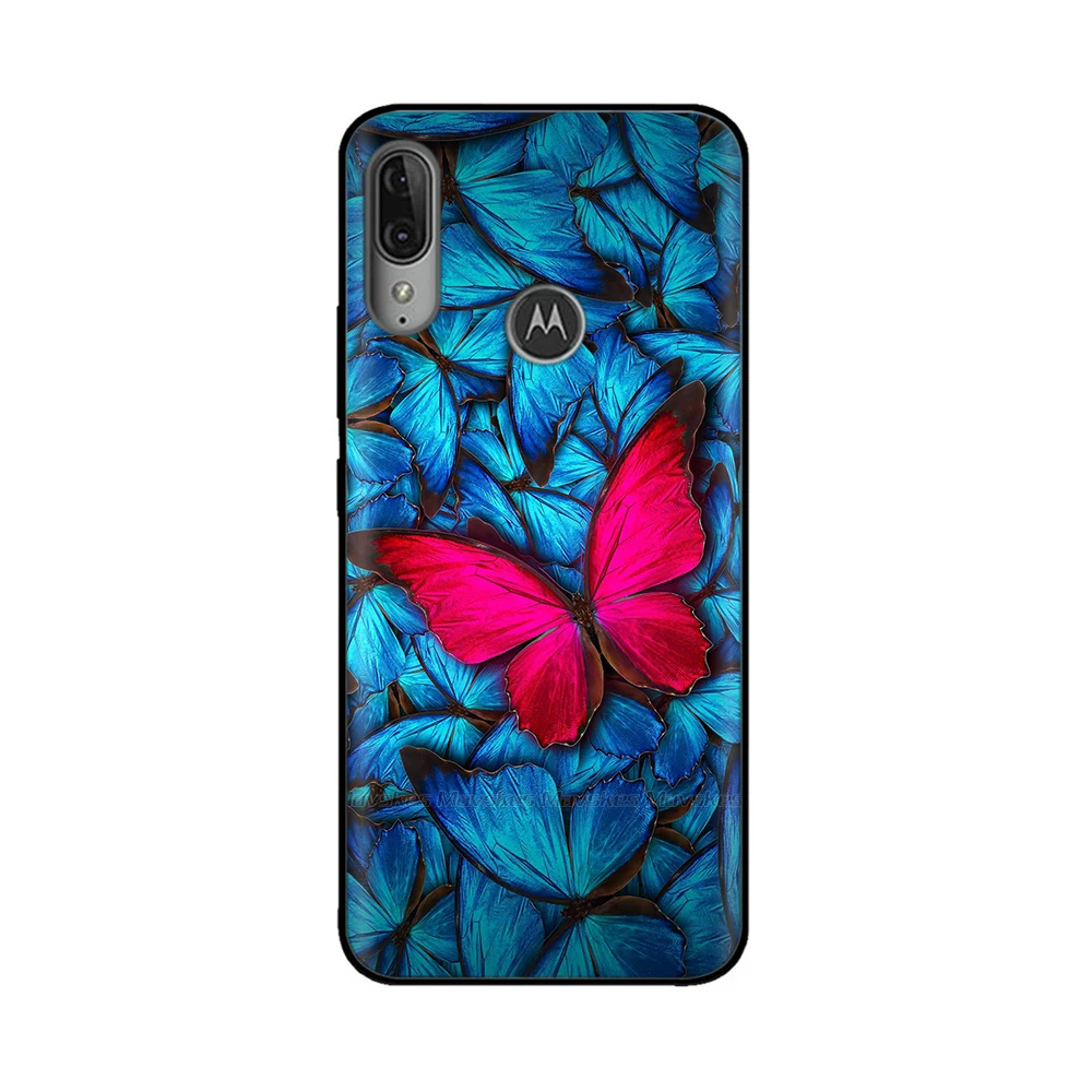 Custodia Fashion Per Moto E6 Plus – Ibrida Colorata Con Grafica Carina, In Poliestere