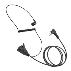 Oreillettes talkie walkie avec micro, écouteurs intra auriculaires à 2 broches, Radio bidirectionnelle, pour Motorola 