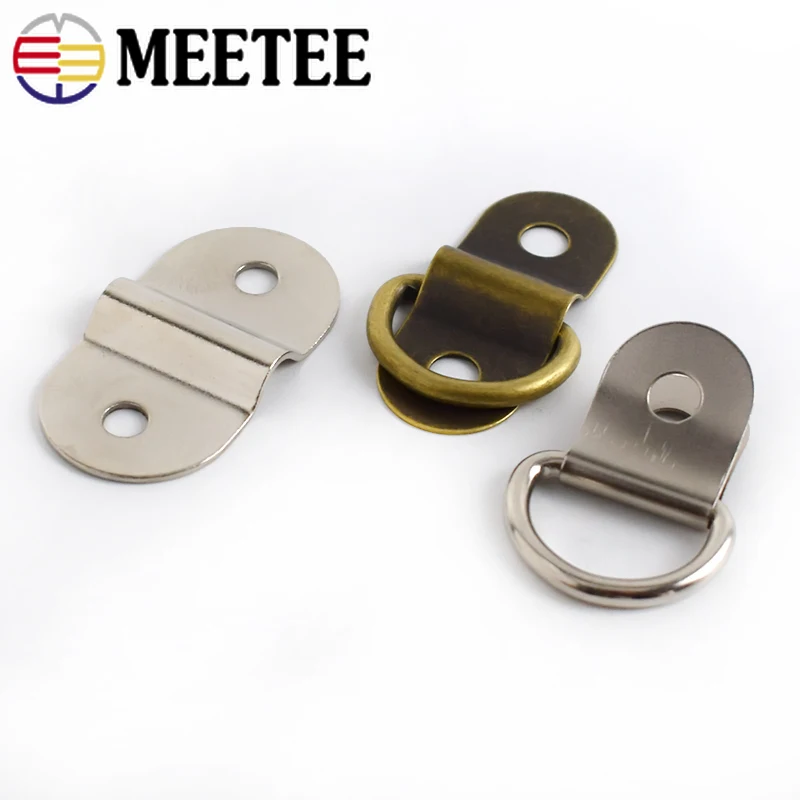 Металлическая D образная Пряжка Meetee 10/30 шт. U образные зажимы свод моста для сумок