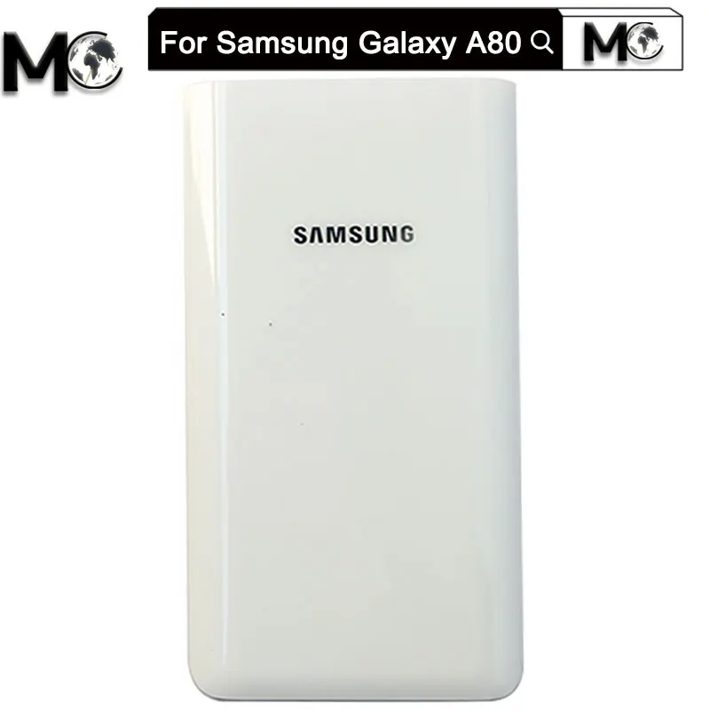 White A80 для samsung Galaxy A80 A805 A805F/DS телефон крышка батареи задняя крышка задняя дверь корпус - Цвет: White