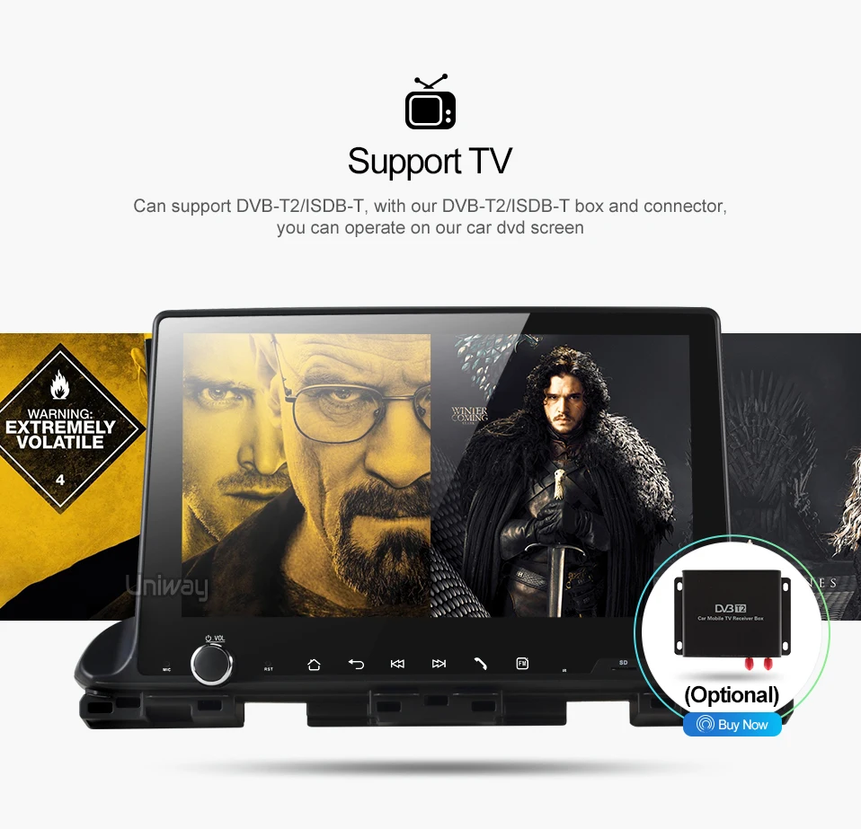 Excellent Uniway ASLT9071 android 9.0 car dvd for Kia CERATO K3 2018 2019 video radio player gps navigation with steering wheel car stereo 14