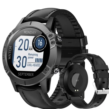 

T11 Sport Smart Watch Leather Bracelet Full Touch Screen Pedometer 280mAh Long Battery Life Bluetooth Smart Watch Android IOS