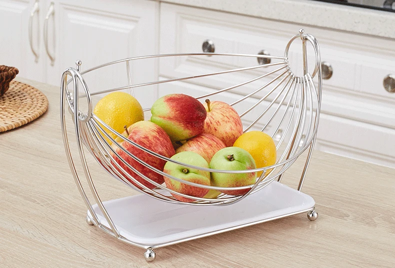 Удобная корзина для фруктов, миска для овощей, подставка для хранения, держатель, яблоко, апельсин, WY116852