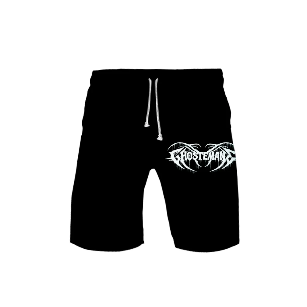 Men's 3D Ghostemane Shorts 3D Board Trunks Summer New Quick Dry Men Hip Hop Short Pants Beach Wear streetwear