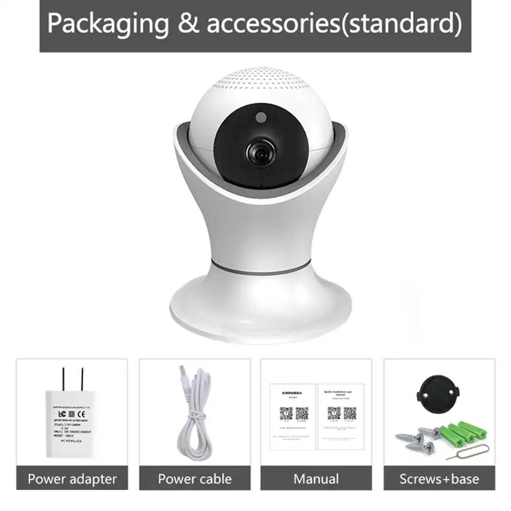 A Zoneパノラマwifi 360 カメラホームワイヤレスptz Ipセキュリティカメラ赤外線ナイトビジョンモーション検出ビデオ監視 Surveillance Cameras Aliexpress