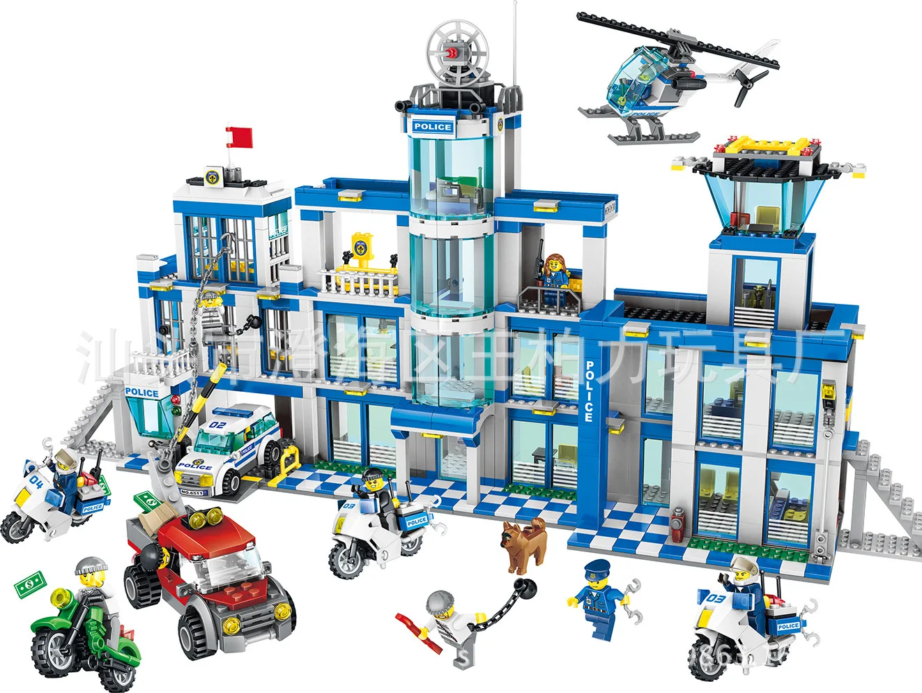 

Group Long Star Will Ql0200 City Series Police Children'S Educational Assembled Building Blocks Model Toy 8-14-Year-Old