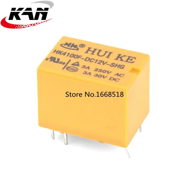 50 шт./лот реле сигнала Φ 5V 9V 12V 24V 3A 250VAC 6PIN | Обустройство дома
