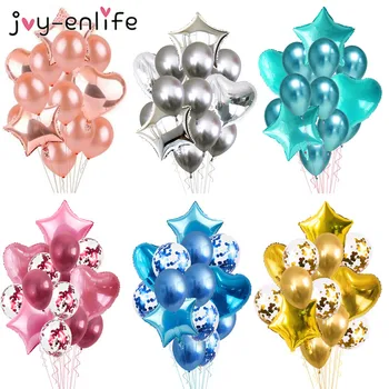 

14pcs kids birthday party decorations confetti balloons 1 birthday decor party balloon wedding party decoration baby shower ball