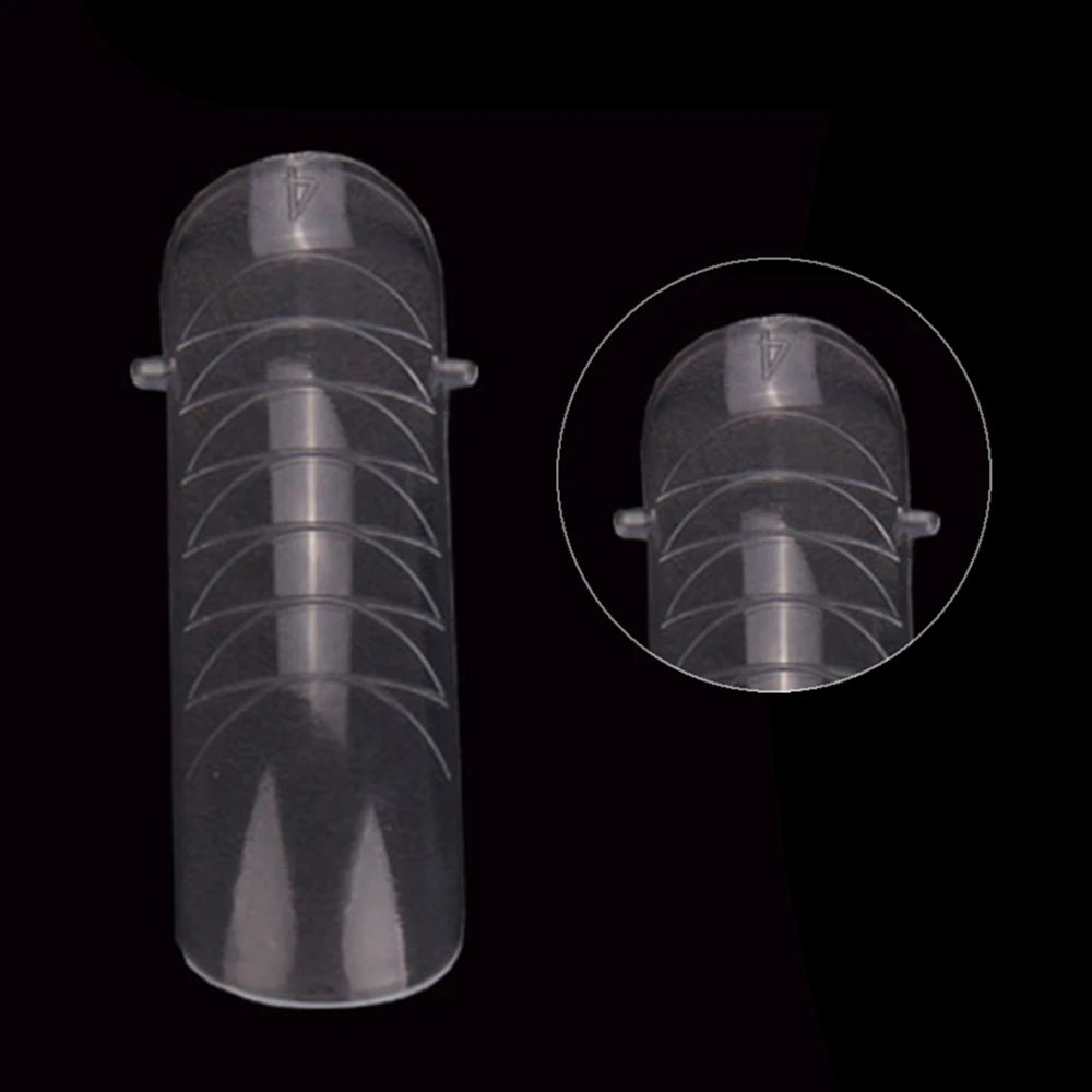4 Types 120pcs Transparent clear Full Cover False Nail Art Tips Extension False fake Nails for nail polish Tool+ Box