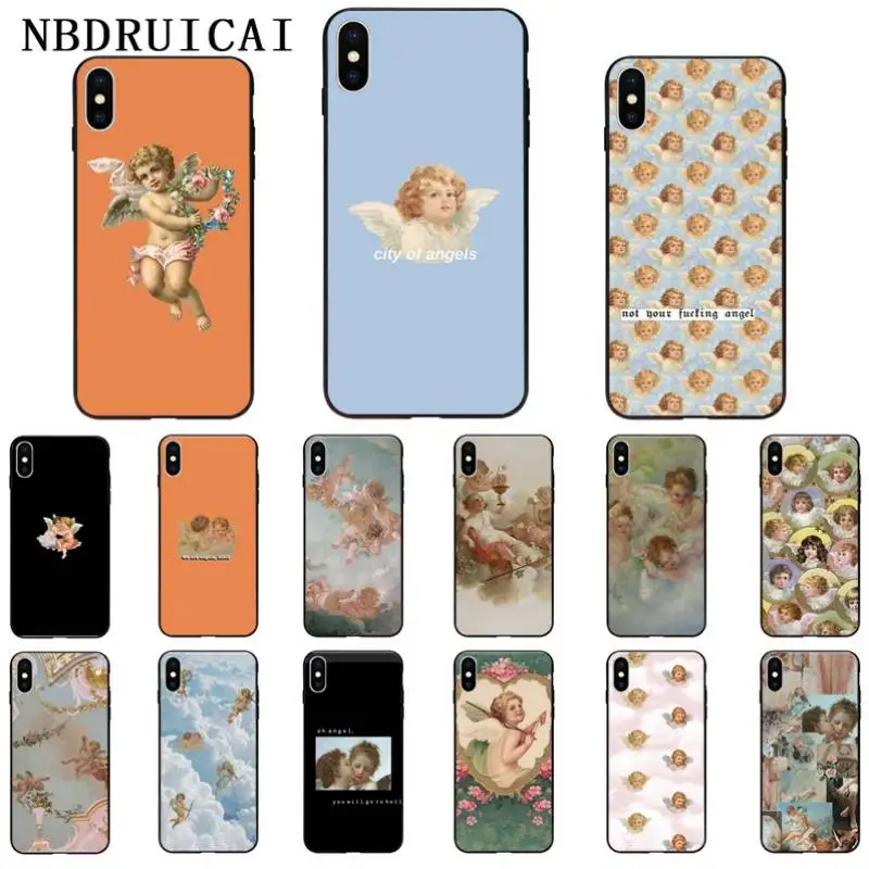 

NBDRUICAI Renaissance angels High Quality Phone Case for iPhone 11 pro XS MAX 8 7 6 6S Plus X 5 5S SE XR case