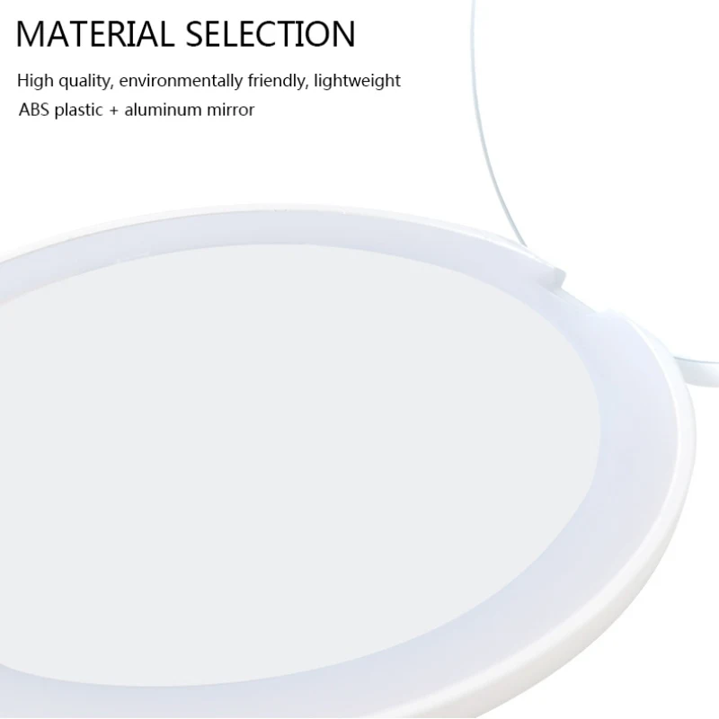 Четыре Цвет светодиодный подсветкой мини-зеркало для макияжа 10X увеличительное компактный Портативный зондирования Освещение зеркало для макияжа Make up Tool