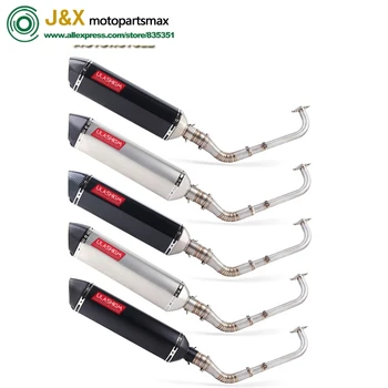 

Modified Front Middle Link Pipe Scooter Exhaust Muffler Escape Full System Slip On For yamaha NVX155 NVX 155 Aerox155 Aerox 155