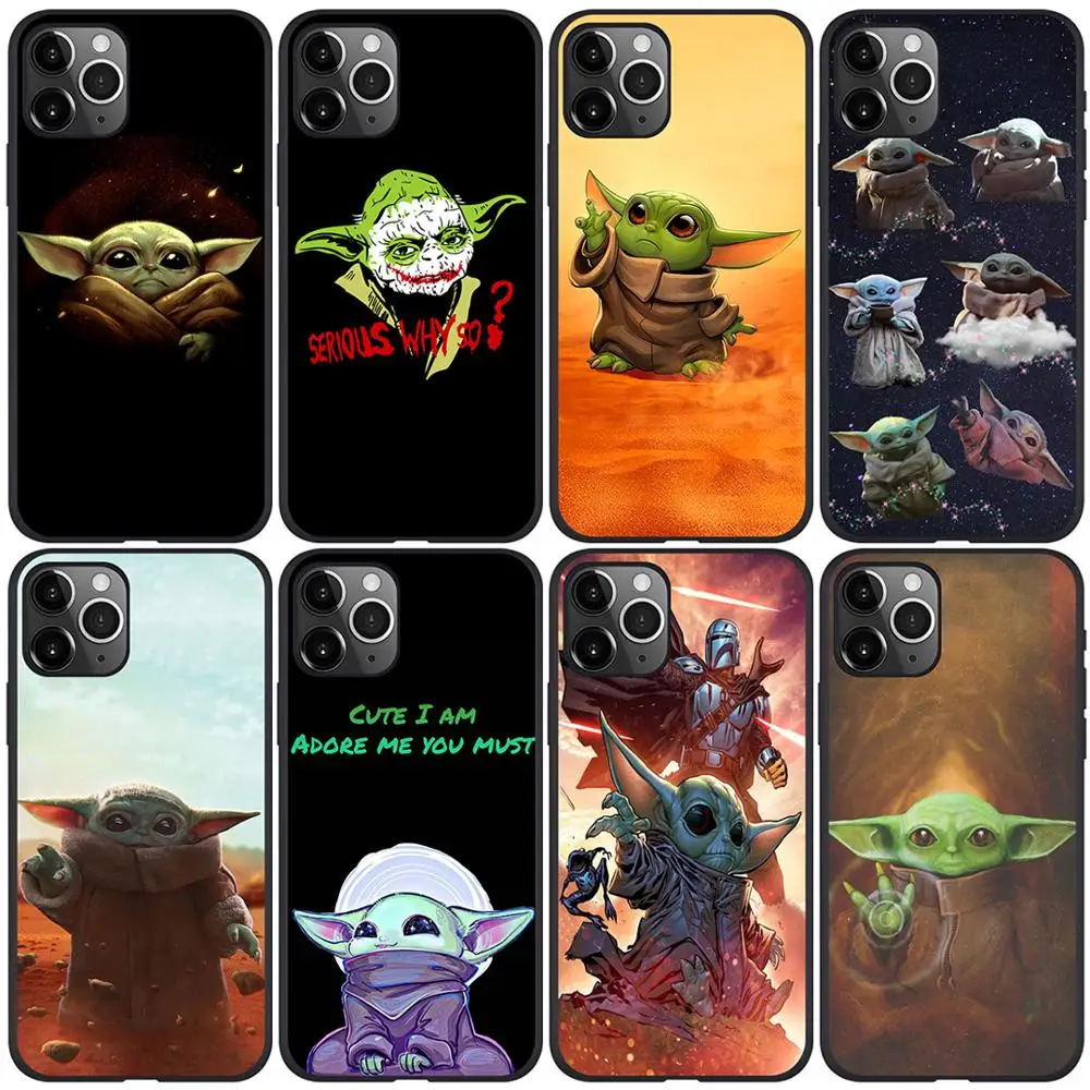 Чехол для телефона DUSH Baby Yoda Samsung S10 S9 S8 S10Plus Note10 милый детский силиконовый чехол