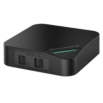 

Bluetooth 5.0 Receiver Transmitter 2 in 1 Wireless AptX HD Audio 3.5mm AUX/SPDIF/Type-C Adapter for TV/PC