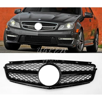 

for Mercedes Benz W204 Only C63AMG Front Hood Grille 2008-2011 Gloss Black & Matte Black