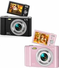 

Small 44mp digital camera, 2.7K, 2.88 inch IPS screen, 16x zoom, face detection, vlog, suitable for beginners and children