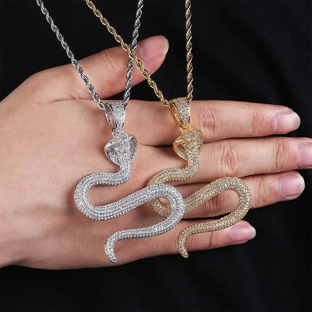 Hip Hop Micro Paved AAA Cubic Zirconia 