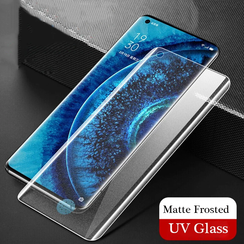 

Матовое УФ-стекло для OPPO Find X3 Pro X3Pro, защита экрана, полное клеевое покрытие, закаленное стекло для OPPO Find X X2 Pro X2Pro, стекло