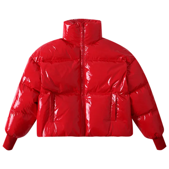 Корейская Короткая свободная куртка, утолщенная трендовая хлопковая куртка для женщин Ins, супер огненный пуховик, хлопковая куртка