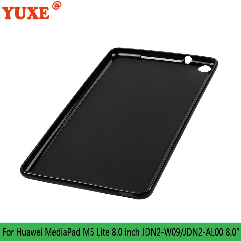 

Tablet Case For Huawei MediaPad M5 Lite 8.0 inch JDN2-W09 JDN2-AL00 M5lite 8.0" Funda Back TPU Silicone Anti-Drop Cover