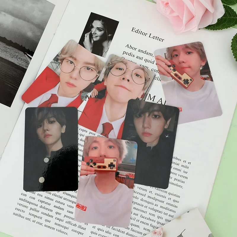 Фотоальбом KPOP EXO BAEKHYUN SOLO City Lights карты LOMO новая модная фотооткрытка на бумажной