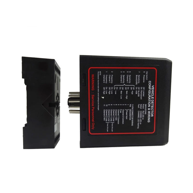 Detector de bucle para coche de inducción de doble canal AC110v PD232, sensor para protección del motor, sistema de estacionamiento de puerta