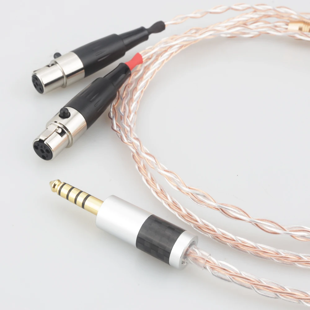 4 4MM Balanced HiFi Headphone Cable For Audeze LCD 2 LCD 3 LCD 4 LCD X LCD XC Headphone and for Astell Kern AK240 AK380