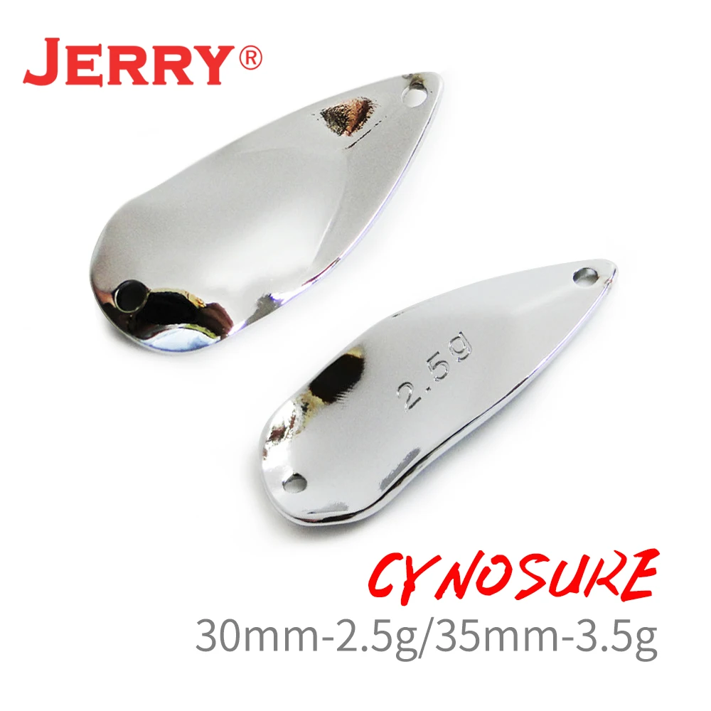 Jerry Cynosure 50pcs DIY Blank Body Unpainted Fishing Lures Wide Wobble Brass Micro Trout Fishing Spoons