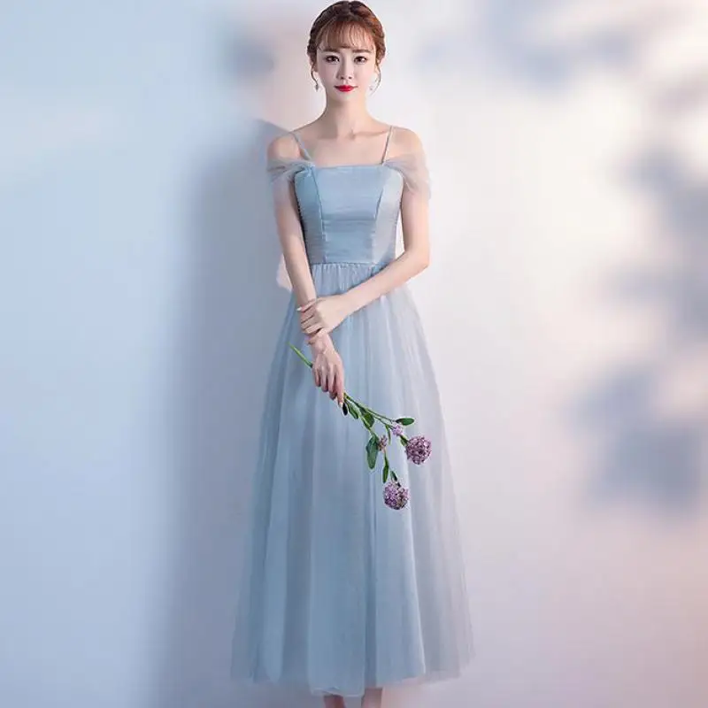 

New Arrival Elegant Sexy Attra-line Chiffon Wine Red Green Gray Women Summer Party Blue Cocktail Dresses Cocktail Dress Party
